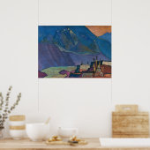 Chandra River door Nicholas Roerich Poster (Keuken)