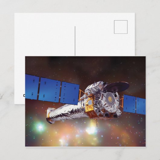Chandra röntgenobservatorium briefkaart (Voorkant / Achterkant)