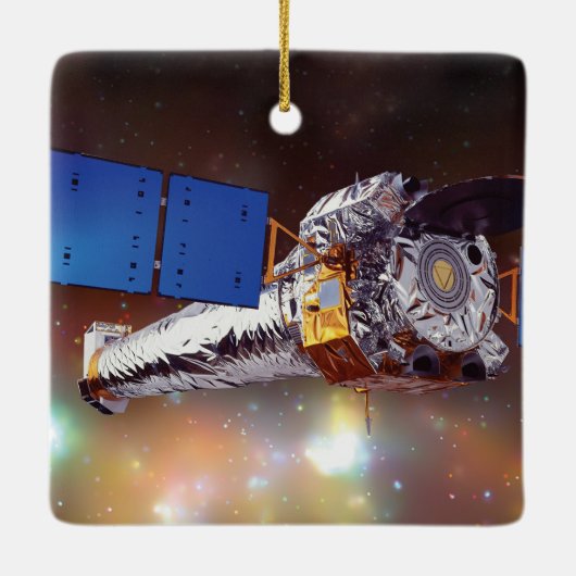 Chandra röntgenobservatorium keramisch ornament (Achterkant)