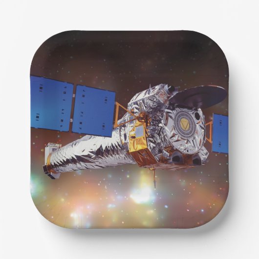 Chandra röntgenobservatorium papieren bordje (Voorkant)