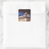 Chandra röntgenobservatorium vierkante sticker (Tas)