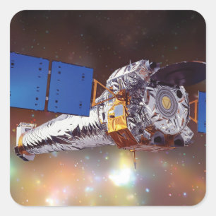 Chandra röntgenobservatorium vierkante sticker