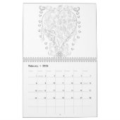 ChanDraws kalender voor volwassen kleuren (Feb 2026)