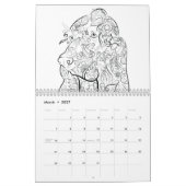 ChanDraws kalender voor volwassen kleuren (Mar 2027)