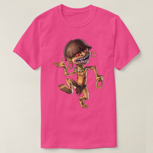 Chaneque Aztec Mythology Deity Ancient Mayan God T-shirt (Design voorkant)