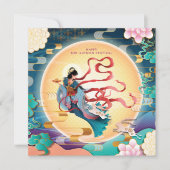 Chang op het Mid-Autumn-festival van Moon Kaart (Voorkant)