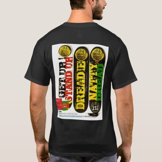 CHANG YEO. Basic donker T-shirt (Achterkant)