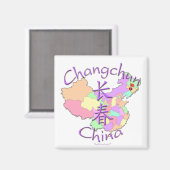 Changchun China Magneet (Voorkant / Achterkant)