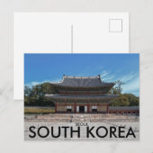 Changdeokgung, Seoul, Briefkaart Zuid-Korea (Voorkant / Achterkant)
