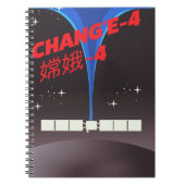Chang'e-4 China ruimte kunst. Notitieboek (Voorkant)