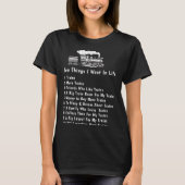 Change Any Text 10 Things I Want In Life Trains  T-shirt (Voorkant)