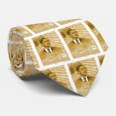 "Change" Barack Obama Gold Stropdas (Opgerold)