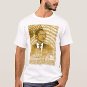 "Change" Barack Obama Gold T-Shirt (Voorkant)