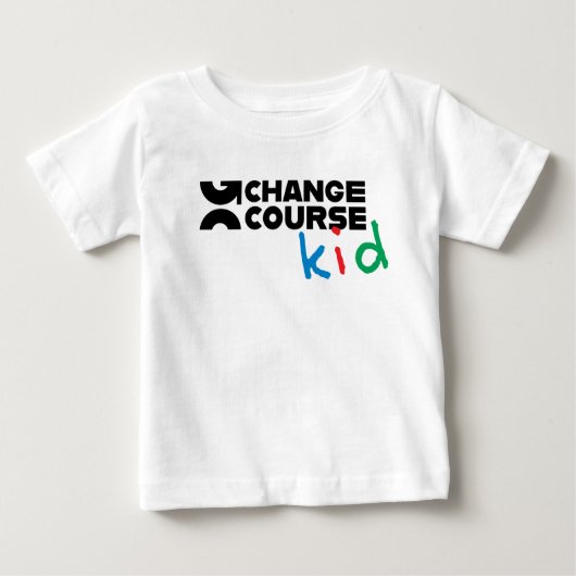 "Change Course Kind" T-shirt voor kinderen (Voorkant)