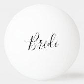 Change Font - Custom Bride Pingpongbal (Voorkant)