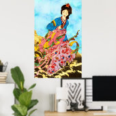 Chang'e, godin van de maan poster (Thuiskantoor)