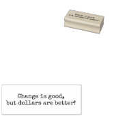 change is good but rubberstempel (Gestempeld)
