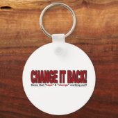 CHANgE-IT-BACK Sleutelhanger (Voorkant)