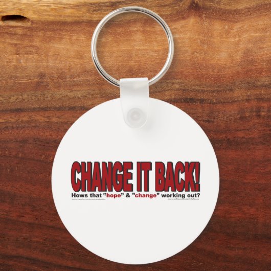 CHANgE-IT-BACK Sleutelhanger (Voorkant)