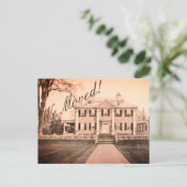 Change of Address - The Mansion House Briefkaart (Staand voorkant)