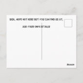 Change of Address - The Mansion House Briefkaart (Achterkant)