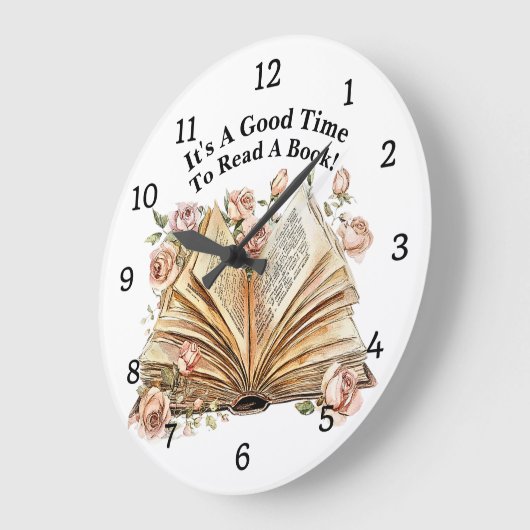 Change Text - It's Good Time To Read A Book Grote Klok (Hoek)