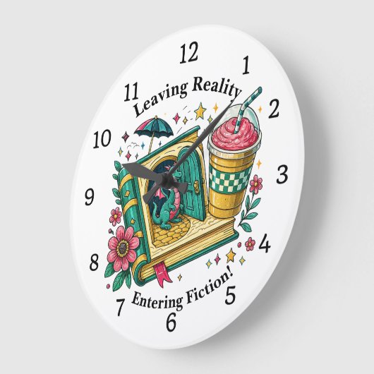 Change Text, Leaving Reality Entering Fiction      Grote Klok (Hoek)