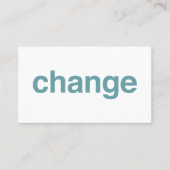 Change Visitekaartje (Voorkant)