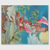 Chang'e vliegt naar de maan cadeaupapier (Vlak)