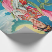 Chang'e vliegt naar de maan cadeaupapier (Hoek)