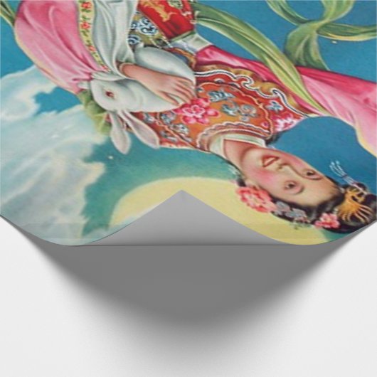 Chang'e vliegt naar de maan cadeaupapier (Hoek)