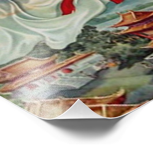 Chang'e vliegt naar de maan foto afdruk (Hoek)