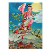 Chang'e vliegt naar de maan foto afdruk (Voorkant)