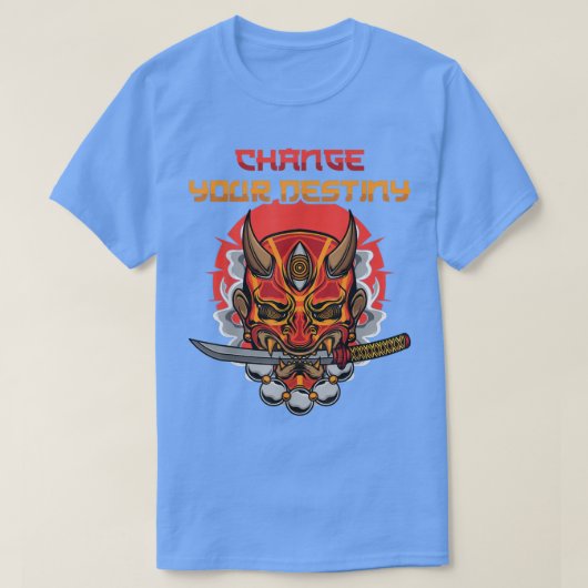 Change Your Destiny - Anime Ninjas - Manga Samurai T-shirt (Design voorkant)