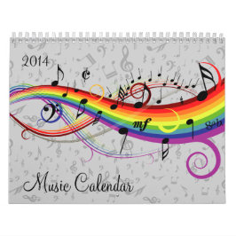 Changeable Year Music Calendar Kalender