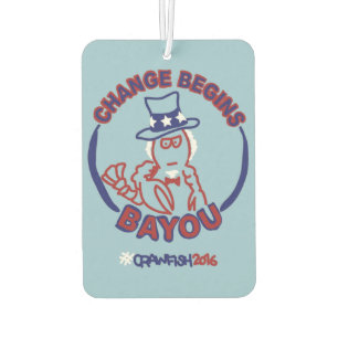 #ChangeBeginsBayou Auto Luchtverfrisser