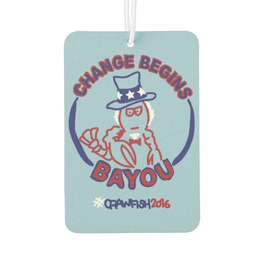 #ChangeBeginsBayou Auto Luchtverfrisser (Achterkant)