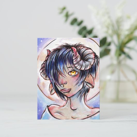 Changeling Moon Briefkaart (Staand voorkant)