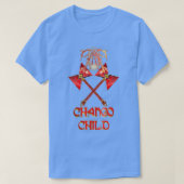 Chango Child Lightning Charge Twin Double Ax Cla T-shirt (Design voorkant)