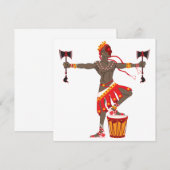 Chango-uitnodigingen Kaart (Voorkant / Achterkant)