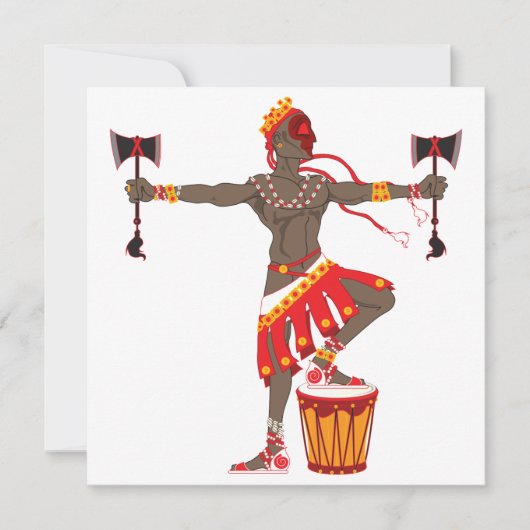 Chango-uitnodigingen Kaart (Voorkant)