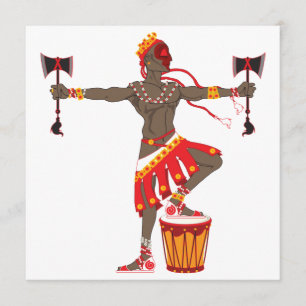 Chango-uitnodigingen Kaart