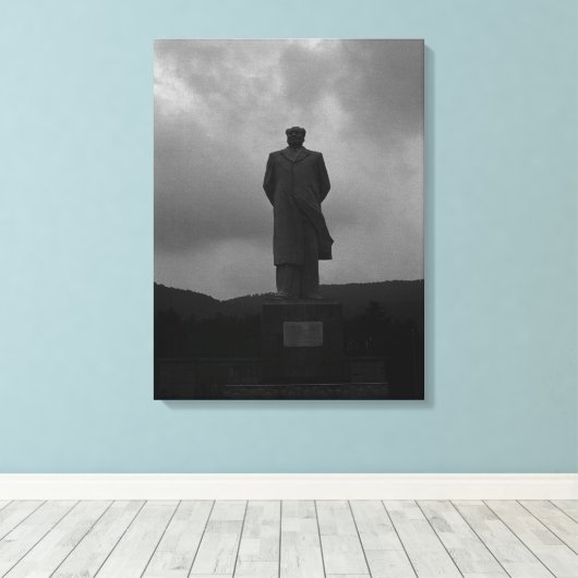  Changsha Mao Tse Tung standbeeld Canvas Afdruk (Insitu (Houten vloer))