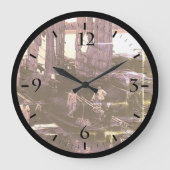  Changsha xiang jiang boot Canvas Print Grote Klok (Voorkant)