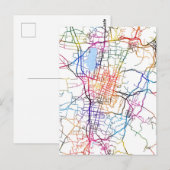 Changzhi China City Map Briefkaart (Voorkant / Achterkant)