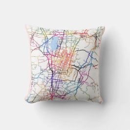 Changzhi China City Map Kussen