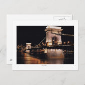 Chani Bridge 's nachts Briefkaart (Voorkant / Achterkant)