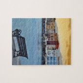 Chania bij de schemering, Chania, Kreta, Griekenla Legpuzzel (Horizontaal)