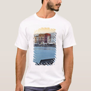 Chania bij de schemering, Chania, Kreta, Griekenla T-shirt