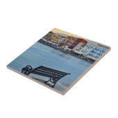 Chania bij de schemering, Chania, Kreta, Griekenla Tegeltje (Zijkant)